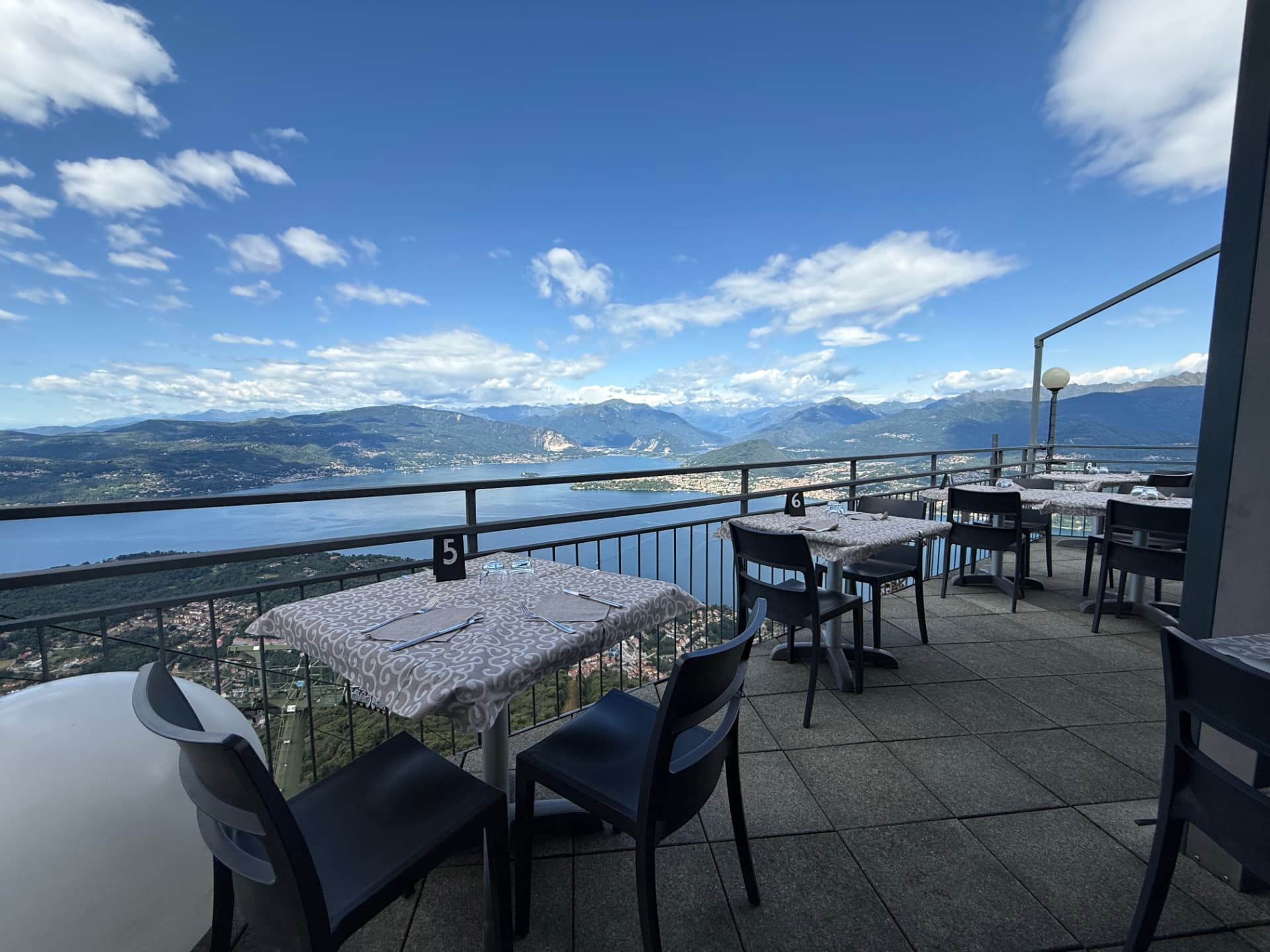 Terrazza panoramica del Ristorante Funivia
