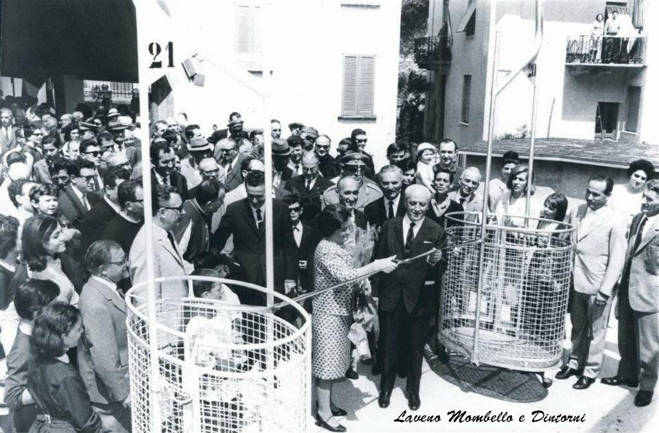 Inaugurazione della funivia nel 1963